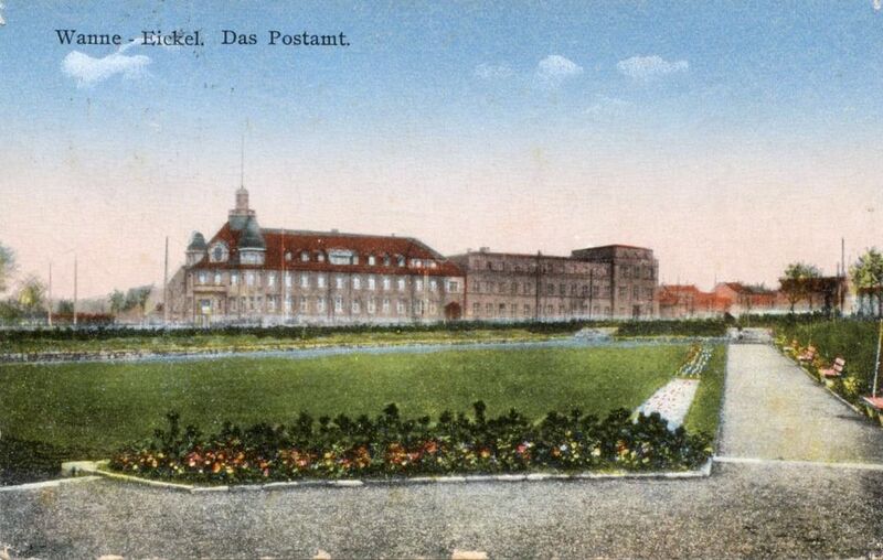 Datei:Postamt Wanne 1930er Jahre.jpg
