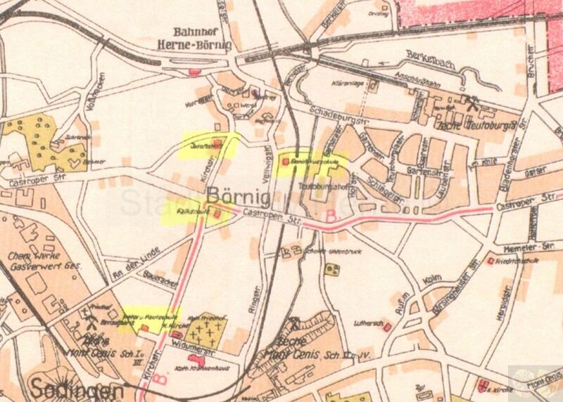 Datei:Schulen in Börnig, Stadtplan Herne 1928.jpg
