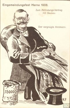 Spottkarte 'Amtmann la Roche'[1]