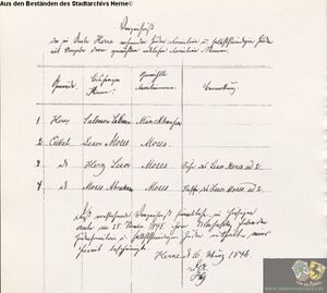 Verzeichniss der Namensänderungen, 1846.jpg