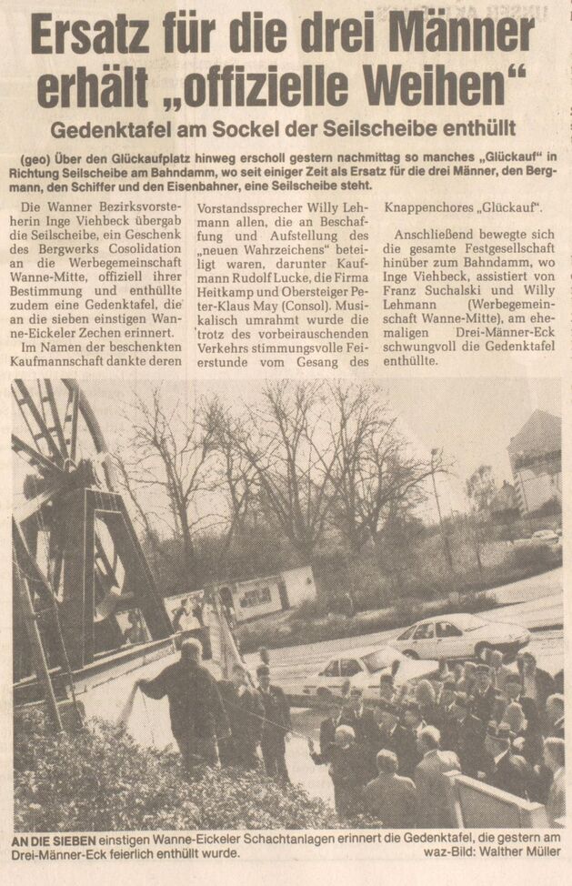 WAZ, Lokalteil Wanne-Eickel, 6. April 1991