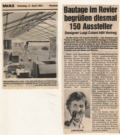 Ausschnitt aus der WAZ vom 17.04.1993[1]