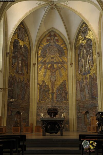 Wandmosaik St Laurentius Kirche Wolfgang Quickels oJ.jpg