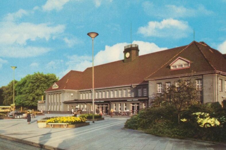 Wanne-Eickel Hbf und Vorplatz vor der Umgestaltung
