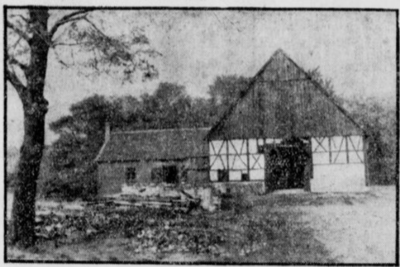Der Hof zur Zeit seines Abbruchs 1927