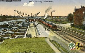Wanne Kohleverladung im Westhafen Sammlung Bernd Ellerbrock oJ.jpg