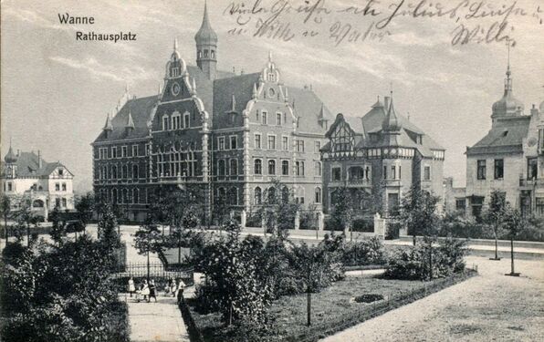 Wanner Amtshaus und Amtmannvilla, 1907