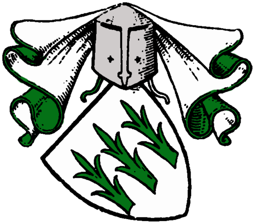 Zeichnung des Wappens von Prof. Hildebrand im Westfälischen Wappenbuch