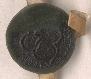 Wappensiegel-Bernd-v-Strünkede 1416-12-29 Rheinland AA 0053 (Kleve-Mark Urkunden) Nr. 1132.png