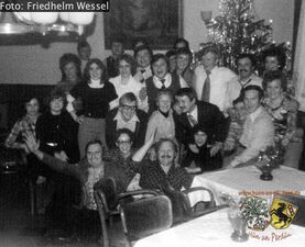 Weihnachtsfeier bei Homann 1974