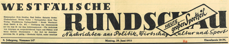 Datei:Westfälische Rundschau Kopf 19530629.png